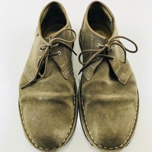 Clarks Original Used Mens Suede Distressed Oxford